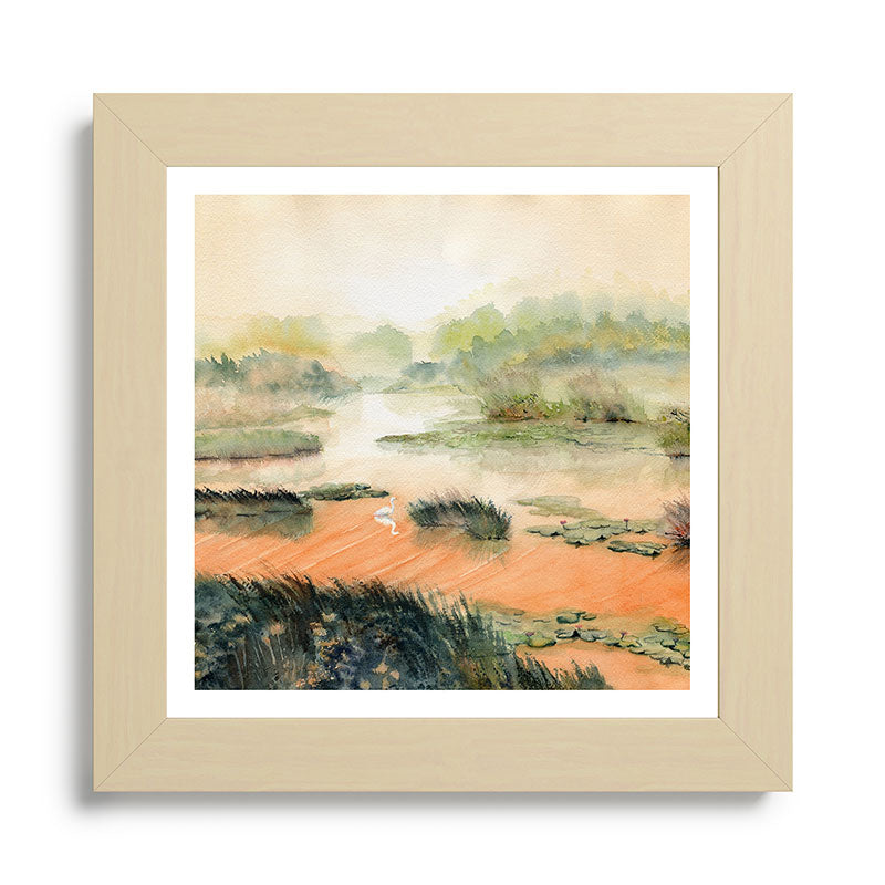 Egret On The Marsh Framed Art Print Gallery Image 68