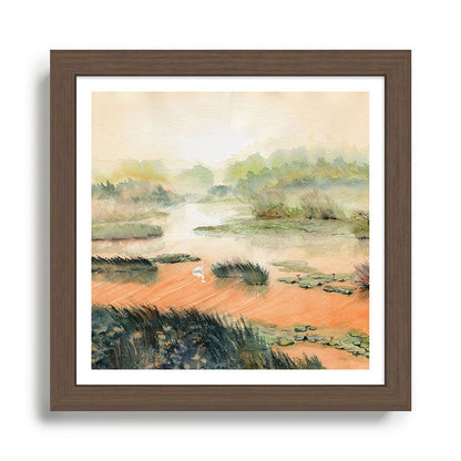 Egret On The Marsh Framed Art Print Gallery Image 13