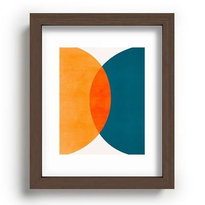 Mid Century Eclipse / Abstract Geometric Framed Art Print Gallery Image 86