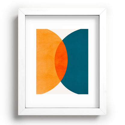 Mid Century Eclipse / Abstract Geometric Framed Art Print Gallery Image 103
