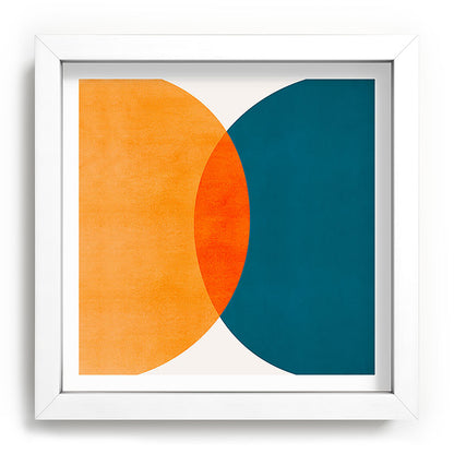 Mid Century Eclipse / Abstract Geometric Framed Art Print Gallery Image 114