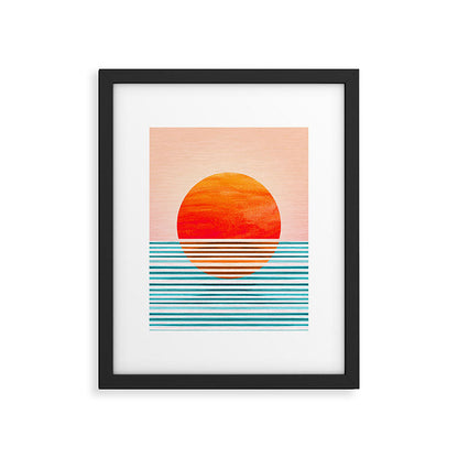 Minimalist Sunset III / Abstract Landscape Framed Art Print Gallery Image 3