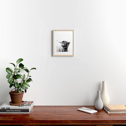 HIGHLAND CATTLE FRIDA Framed Art Print Gallery Image 22