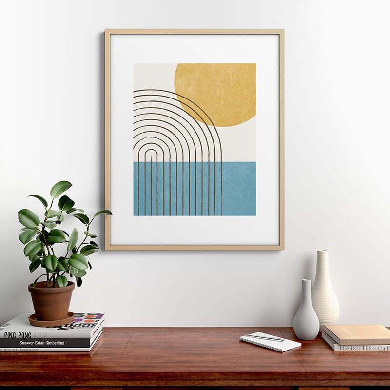 Sunny ocean Framed Art Print Gallery Image 29