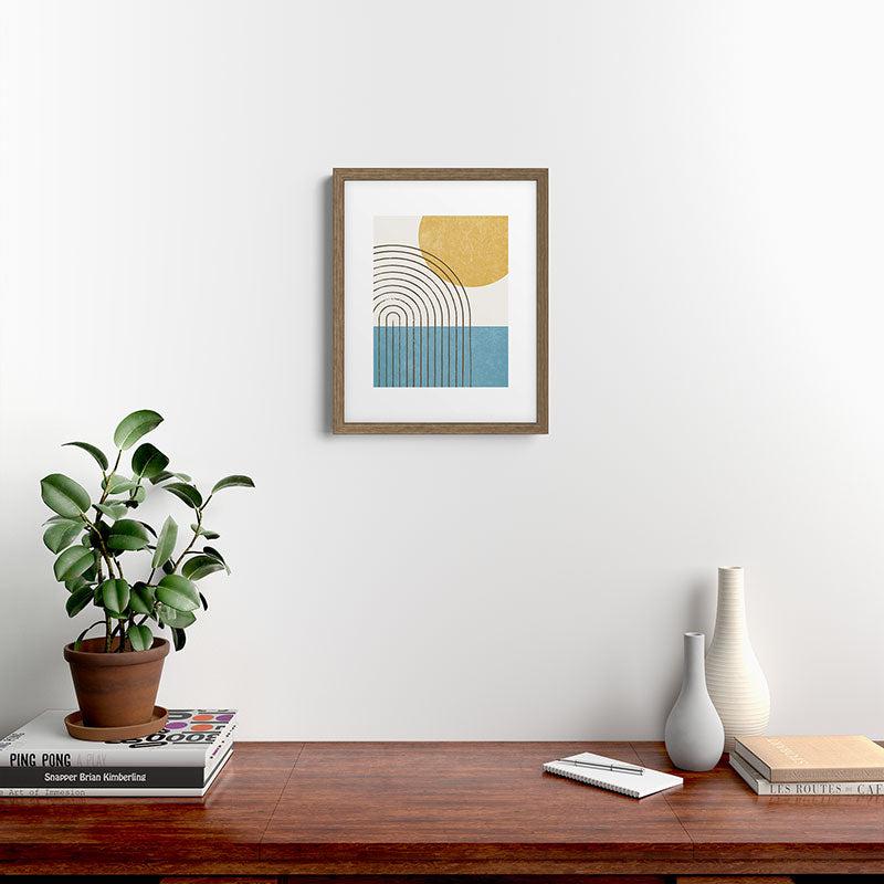 Sunny ocean Framed Art Print Gallery Image 15
