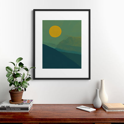 The Hills Felt Green That Evening Framed Art Print Gallery Image 9