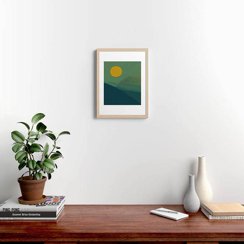 The Hills Felt Green That Evening Framed Art Print Gallery Image 23