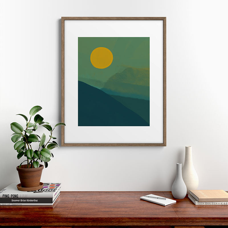 The Hills Felt Green That Evening Framed Art Print Gallery Image 19