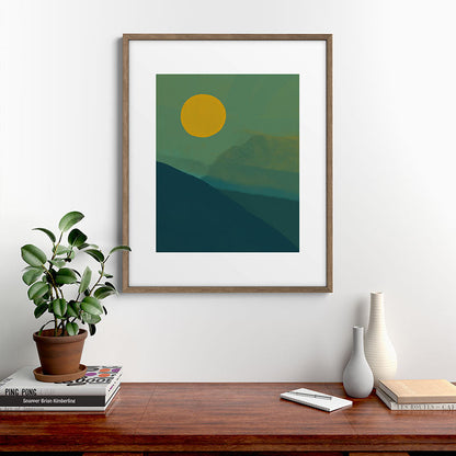 The Hills Felt Green That Evening Framed Art Print Gallery Image 19