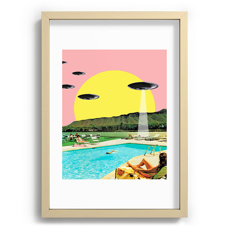 Invasion on vacation (Square) Framed Art Print Gallery Image 97
