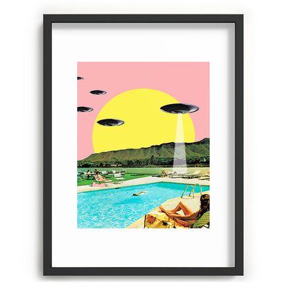 Invasion on vacation (Square) Framed Art Print Gallery Image 83
