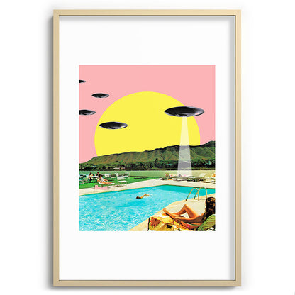 Invasion on vacation (Square) Framed Art Print Gallery Image 102