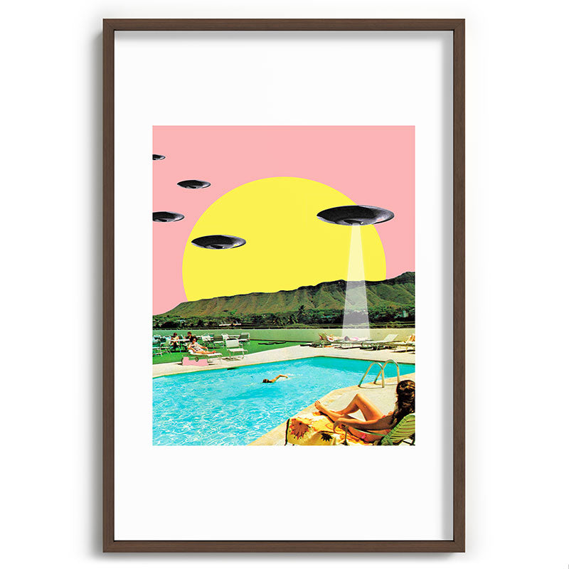 Invasion on vacation (Square) Framed Art Print Gallery Image 94