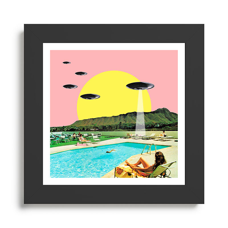 Invasion on vacation (Square) Framed Art Print Gallery Image 46