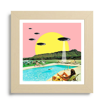 Invasion on vacation (Square) Framed Art Print Gallery Image 68