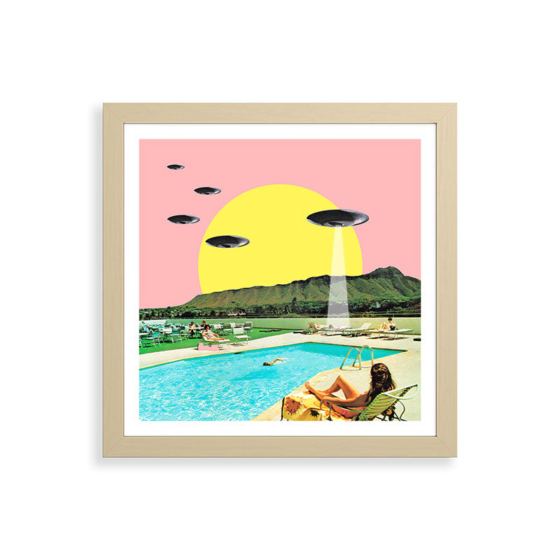 Invasion on vacation (Square) Framed Art Print Gallery Image 71