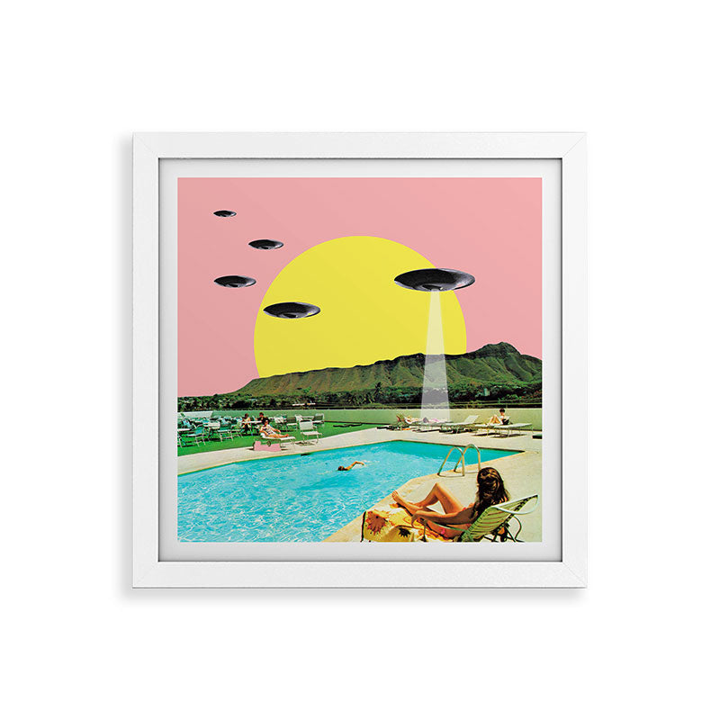 Invasion on vacation (Square) Framed Art Print Gallery Image 82
