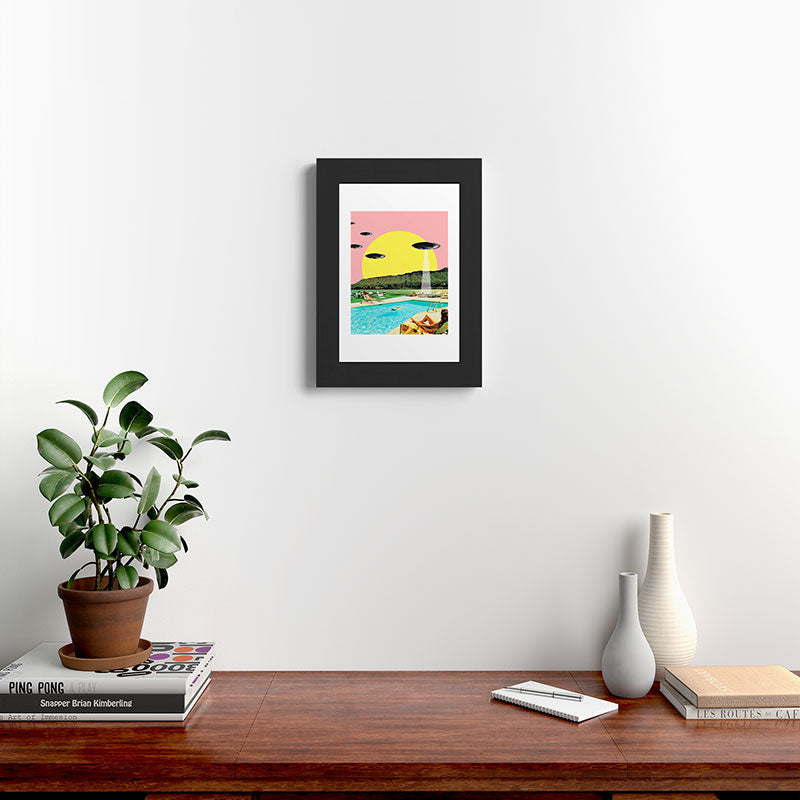 Invasion on vacation (Square) Framed Art Print Gallery Image 42