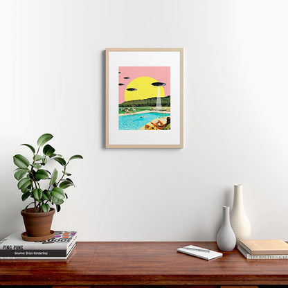 Invasion on vacation (Square) Framed Art Print Gallery Image 26