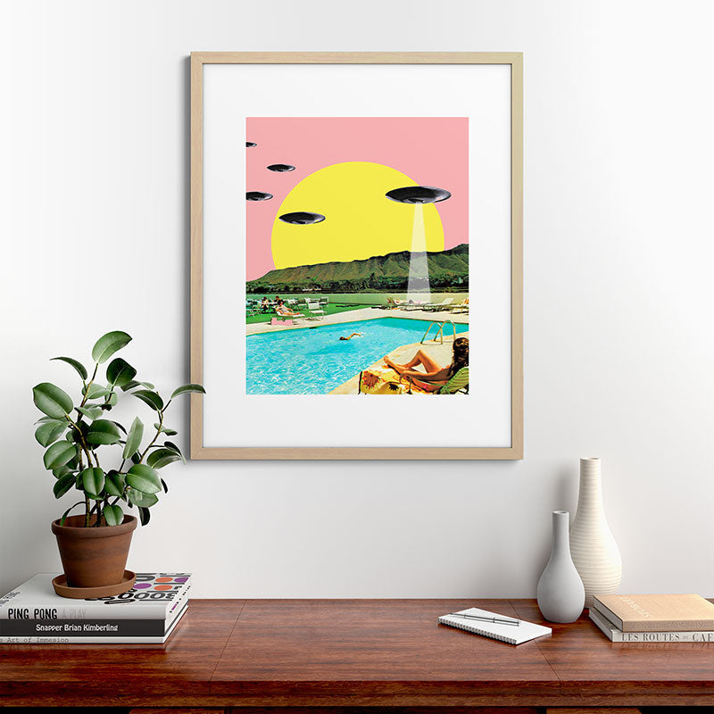 Invasion on vacation (Square) Framed Art Print Gallery Image 67