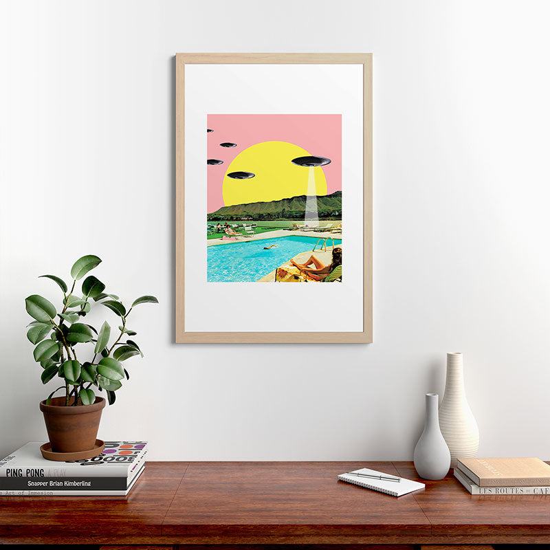 Invasion on vacation (Square) Framed Art Print Gallery Image 65