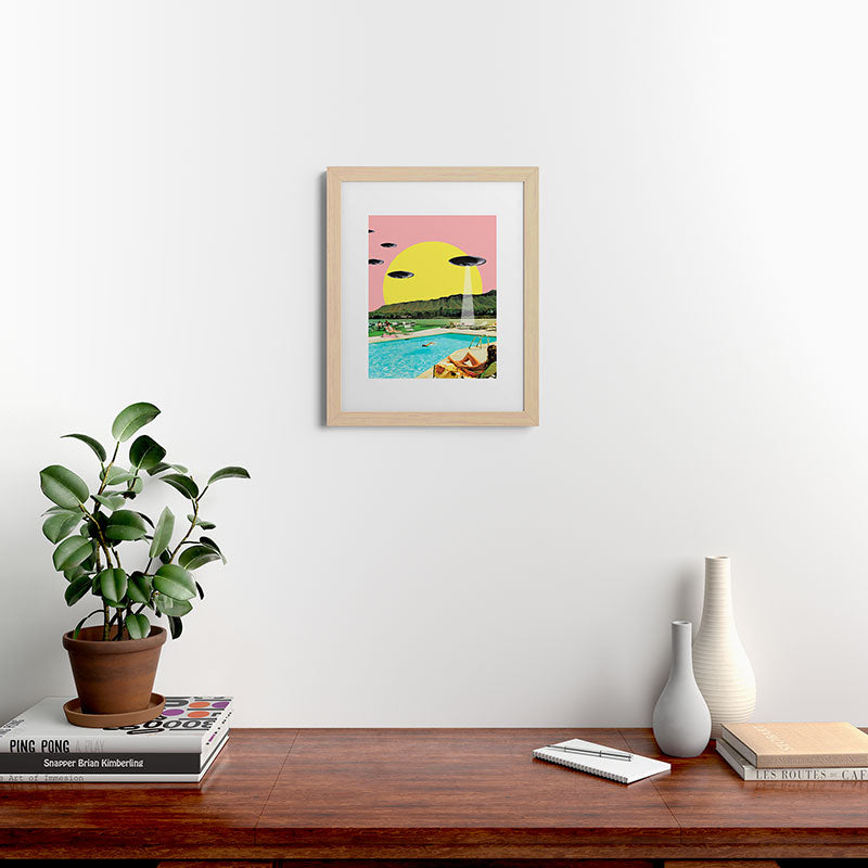 Invasion on vacation (Square) Framed Art Print Gallery Image 63