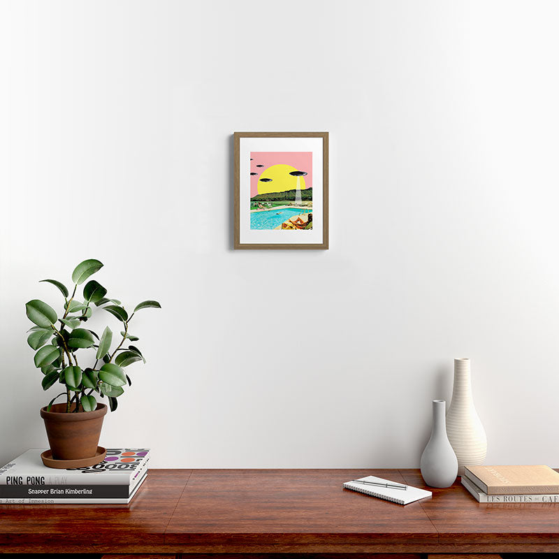 Invasion on vacation (Square) Framed Art Print Gallery Image 12
