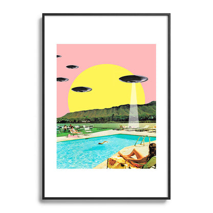 Invasion on vacation (Square) Framed Art Print Gallery Image 113