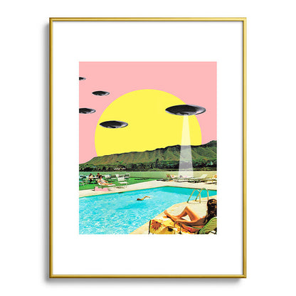 Invasion on vacation (Square) Framed Art Print Gallery Image 125