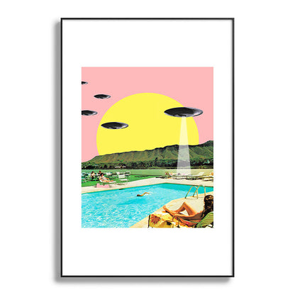 Invasion on vacation (Square) Framed Art Print Gallery Image 117