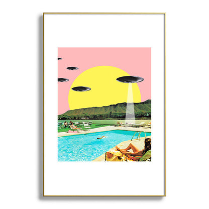 Invasion on vacation (Square) Framed Art Print Gallery Image 127