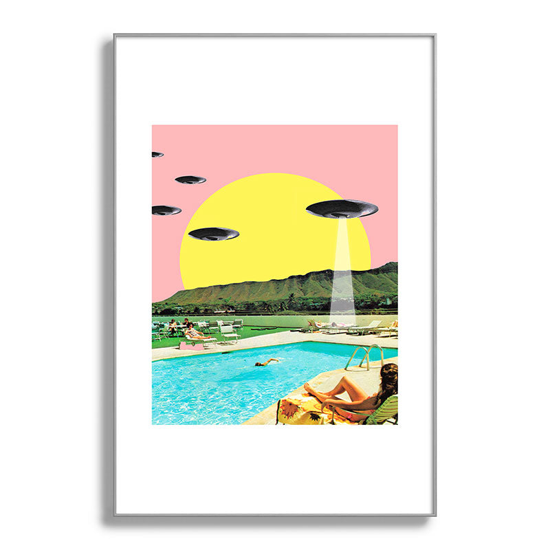 Invasion on vacation (Square) Framed Art Print Gallery Image 137
