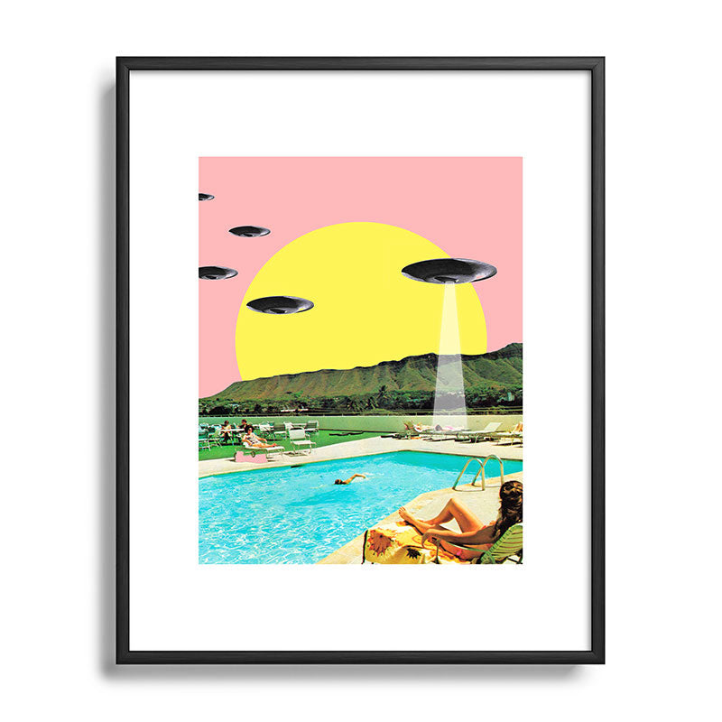 Invasion on vacation (Square) Framed Art Print Gallery Image 112