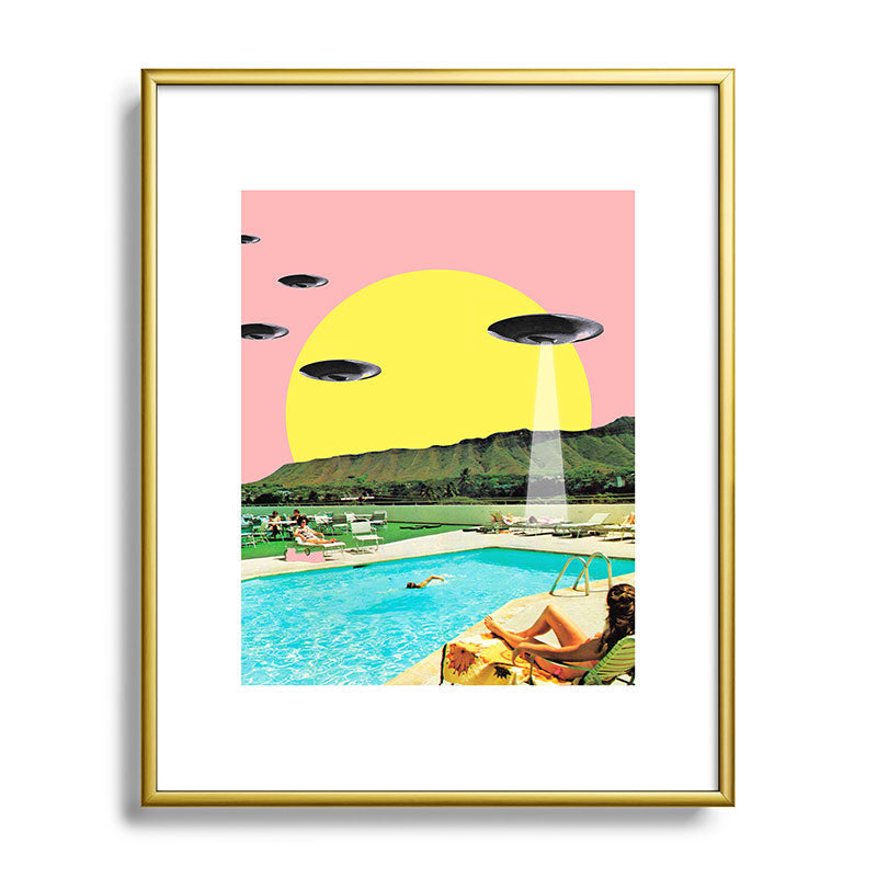 Invasion on vacation (Square) Framed Art Print Gallery Image 121