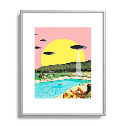 Invasion on vacation (Square) Framed Art Print Gallery Image 131