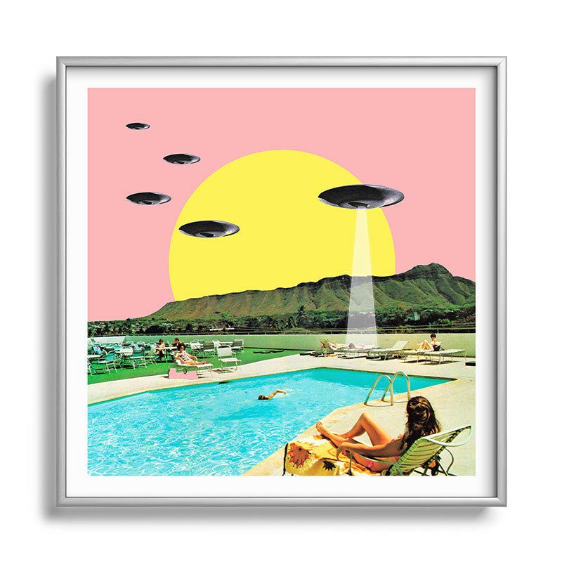 Invasion on vacation (Square) Framed Art Print Gallery Image 140