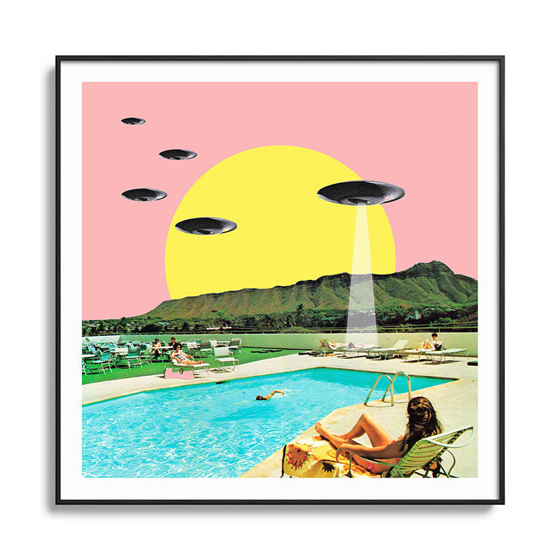 Invasion on vacation (Square) Framed Art Print Gallery Image 126