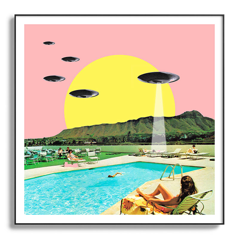 Invasion on vacation (Square) Framed Art Print Gallery Image 130
