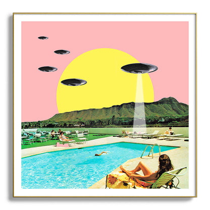 Invasion on vacation (Square) Framed Art Print Gallery Image 139
