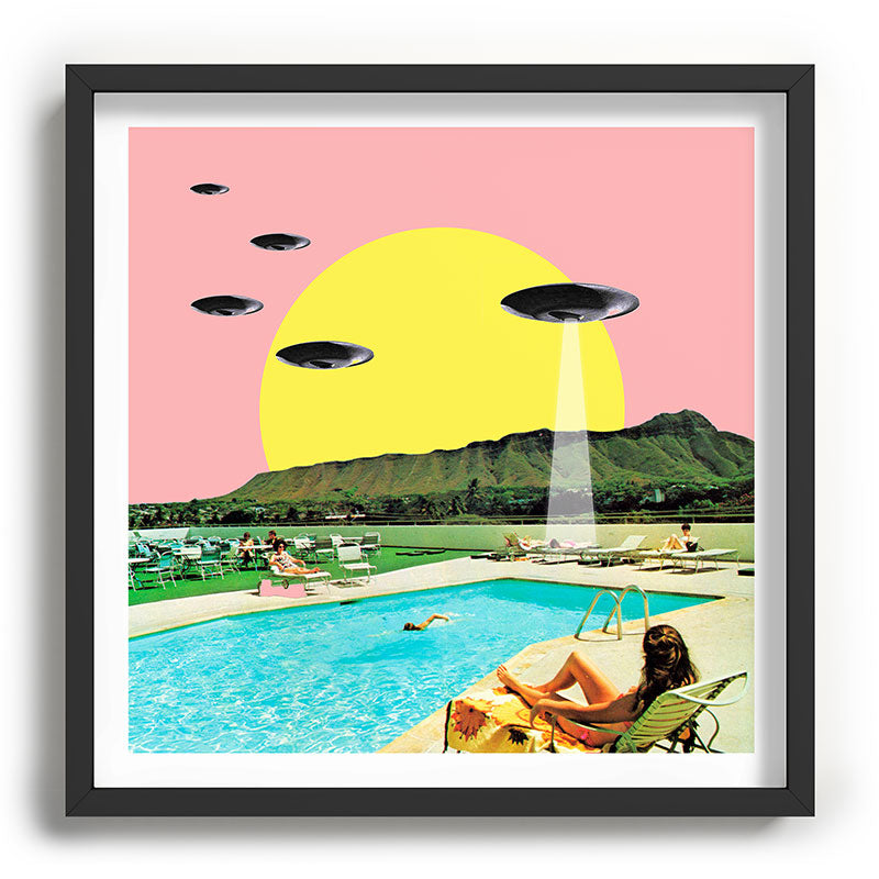 Invasion on vacation (Square) Framed Art Print Gallery Image 93