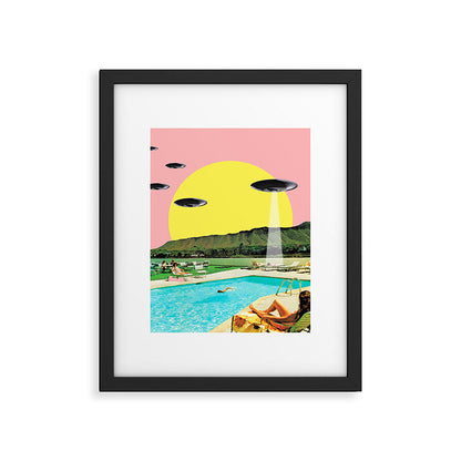 Invasion on vacation (Square) Framed Art Print Gallery Image 3