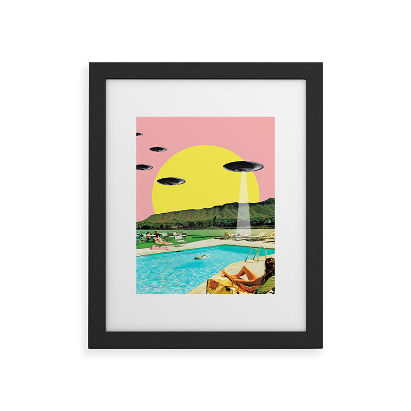 Invasion on vacation (Square) Framed Art Print Gallery Image 41