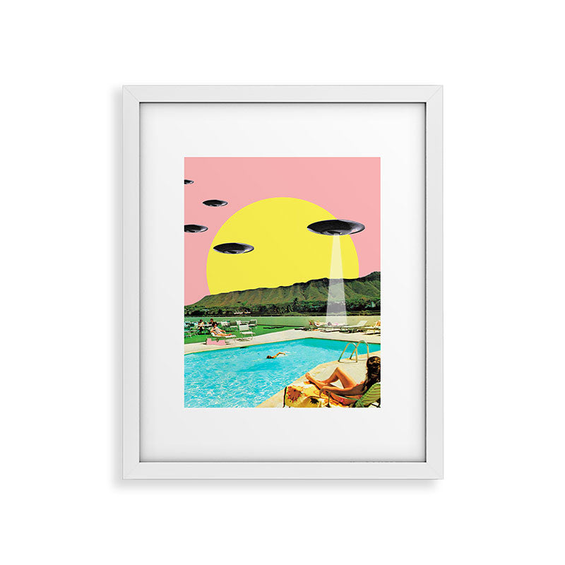 Invasion on vacation (Square) Framed Art Print Gallery Image 30