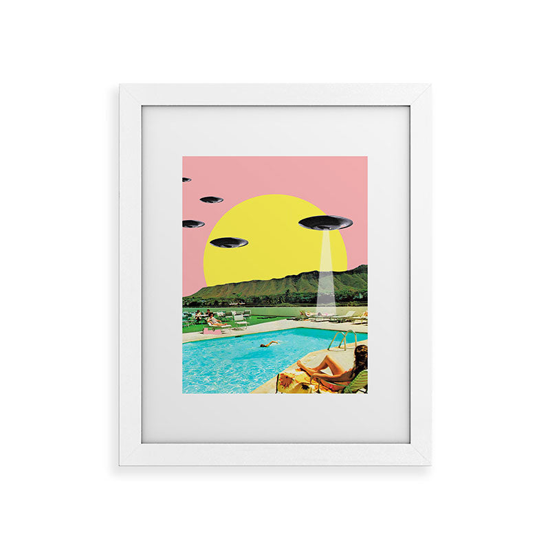 Invasion on vacation (Square) Framed Art Print Gallery Image 70