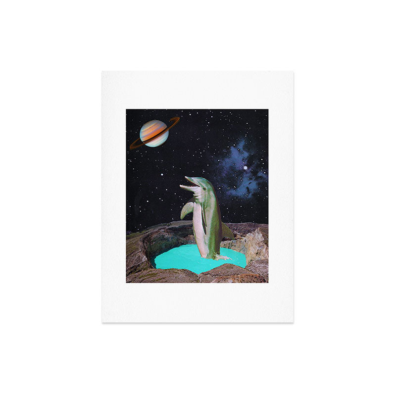 Planet Dolphin Art Print Gallery Image 6