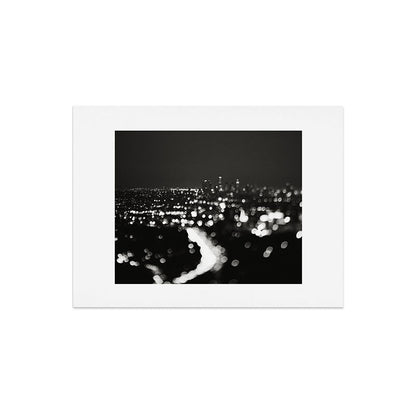 Los Angeles cityscape. L.A. Noir Art Print Gallery Image 6