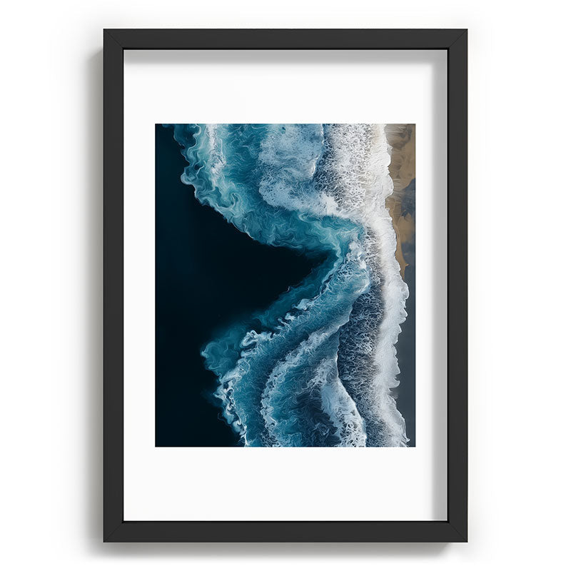 Aerial Ocean Waves - Coastal Wall Art Photography Framed Art Print Gallery Image 59