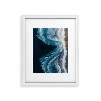 Aerial Ocean Waves - Coastal Wall Art Photography Framed Art Print Gallery Image 22