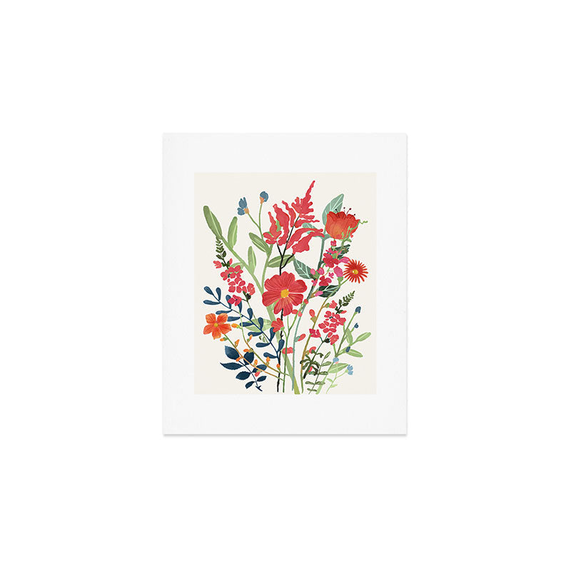 Beautiful Flowers Art Print Gallery Image 1
