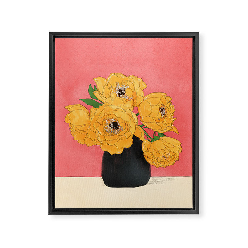 Bouquet Gift Sunny Framed Canvas Print Gallery Image 5